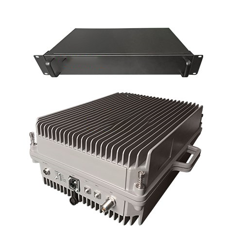  获嘉TETRA800数字警用集群数字光纤直放站远近端机