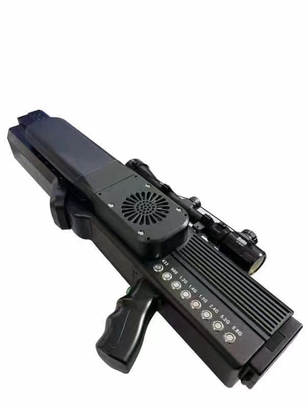  获嘉手持便携式枪型低空防御反制八通道